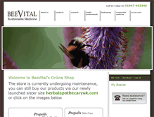 Tablet Screenshot of beevital-uk.com